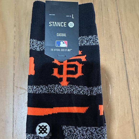 Stance Other - Stance Giants Black and Orange Casual Socks